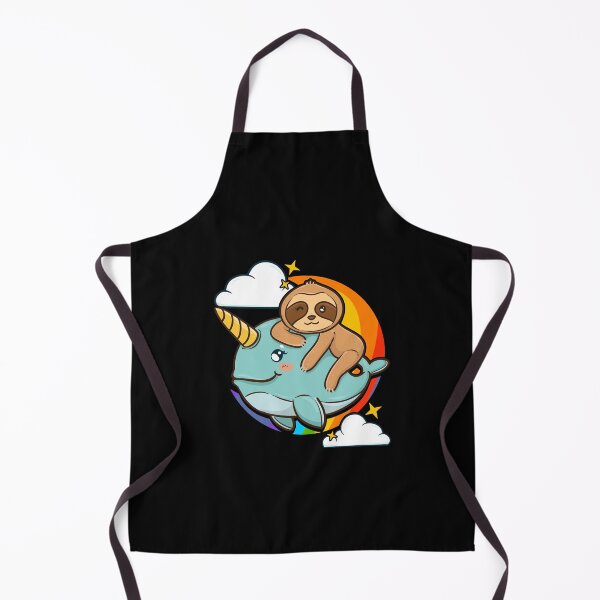 Item preview, Cute & Funny Sloth Riding Narwhal Animal Friends designed and sold by perfectpresents.