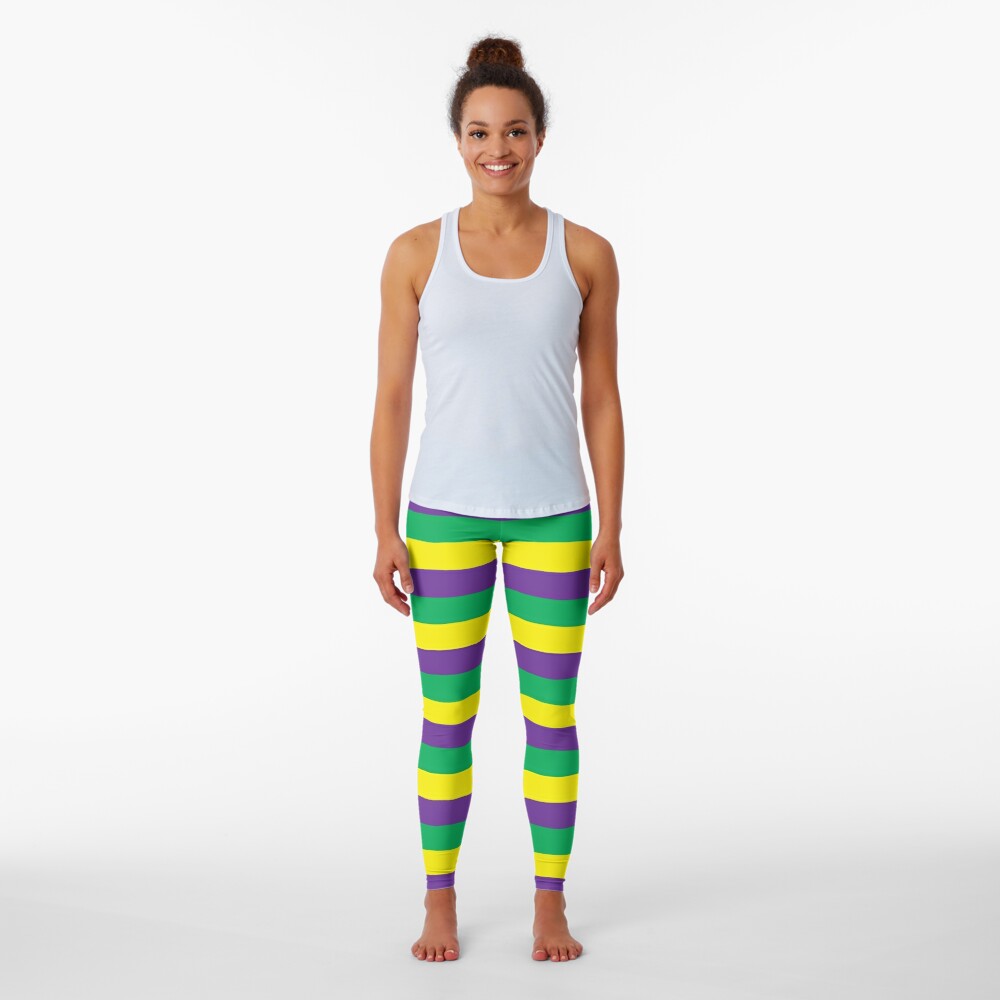 Beads - Mardi Gras Leggings