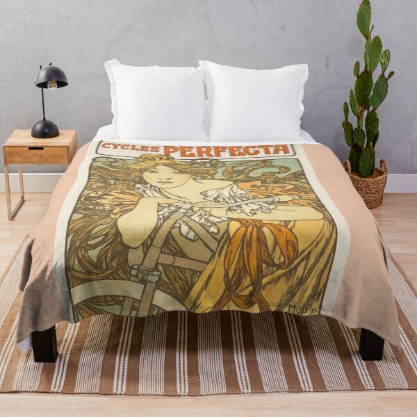 Item preview, Cycles Perfecta Bohemian Lady Art Nouveau illustration Classical art designed and sold by Bellathewilde.