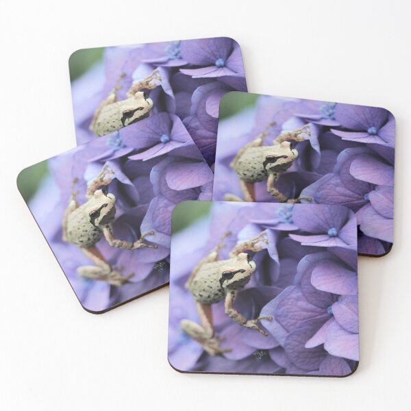Item preview, Frog on a Hydrangea designed and sold by Zb-Bijou.