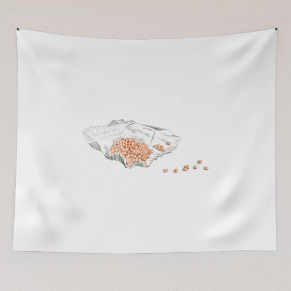 Item preview, Watercolor Illustration of Southern Pearl in the shell designed and sold by iswenyi.