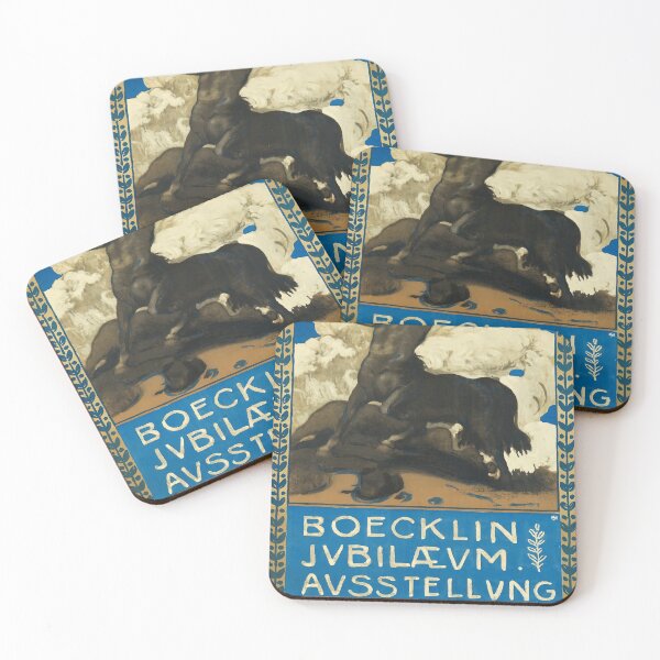 Item preview, retro boecklin jubilaeum austellung bale designed and sold by CorasPosters.