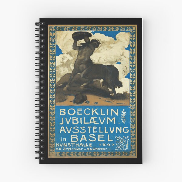 Item preview, retro boecklin jubilaeum austellung bale designed and sold by CorasPosters.