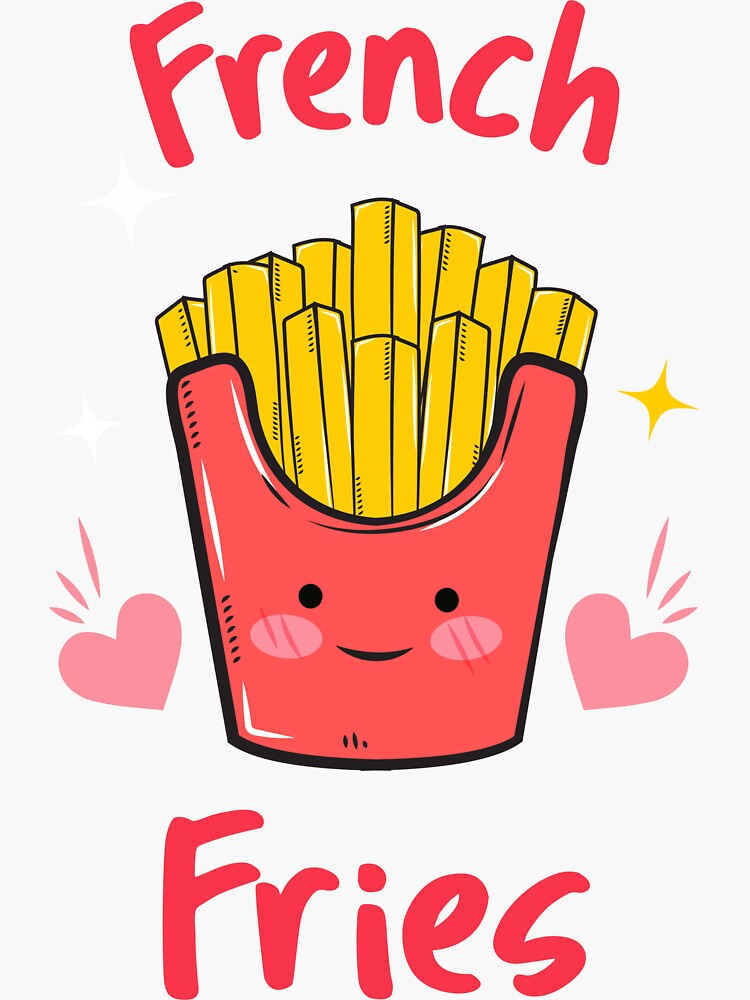 French Fries Sticker For Sale By Tharri12 Redbubble 7059