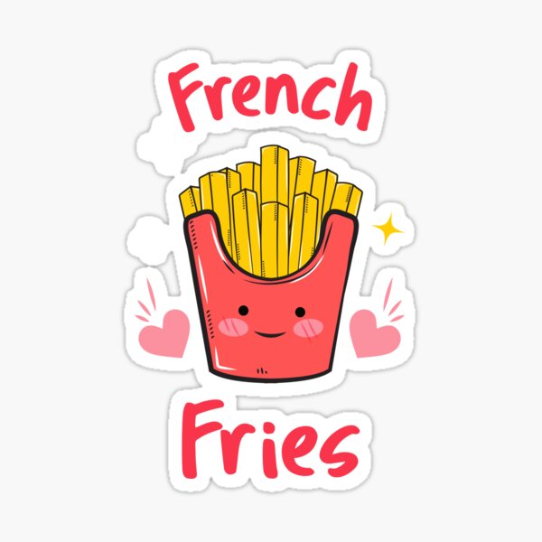 French Fries Sticker For Sale By Tharri12 Redbubble 7826