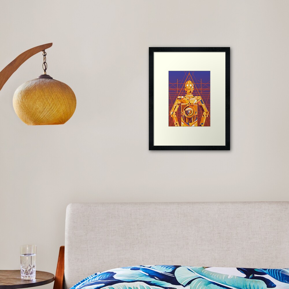 Item preview, Framed Art Print designed and sold by modHero.