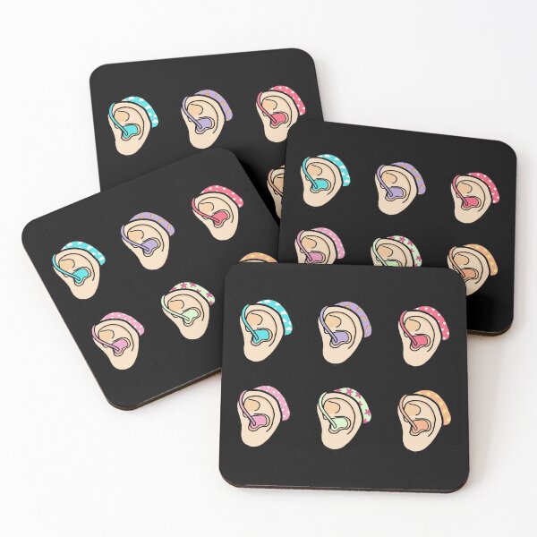 Item preview, Colourful hearing aid ears designed and sold by MeliCollective.