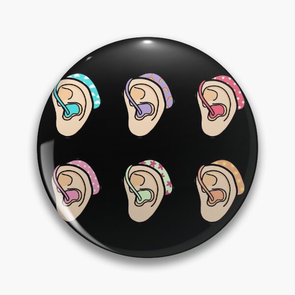 Item preview, Colourful hearing aid ears designed and sold by MeliCollective.