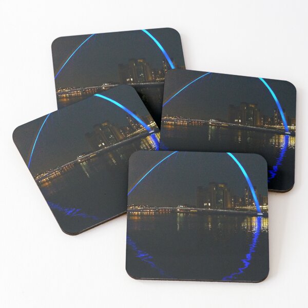 Item preview, Newcastle Millennium Bridge At Night designed and sold by Andrew Morrell.