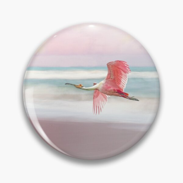 Item preview, Roseate Spoonbill at Pink Beach designed and sold by FineArtography.