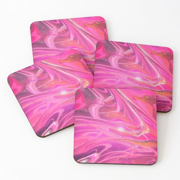 Item preview, In the Pink abstract acrylic painting designed and sold by Color Splash Gallery.