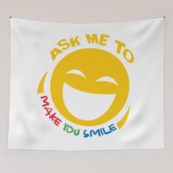 Item preview, Ask me to make you smile designed and sold by Achily.
