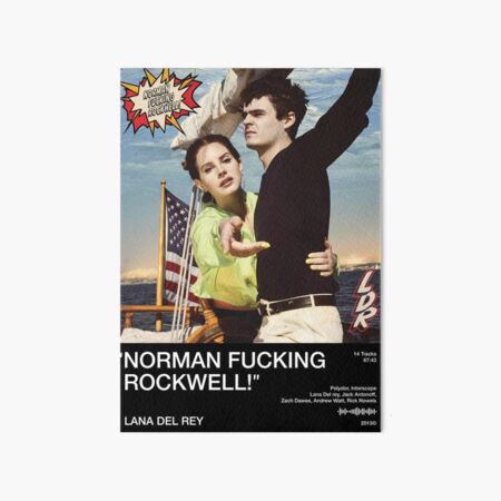 Norman F***ing Rockwell Art Board Print