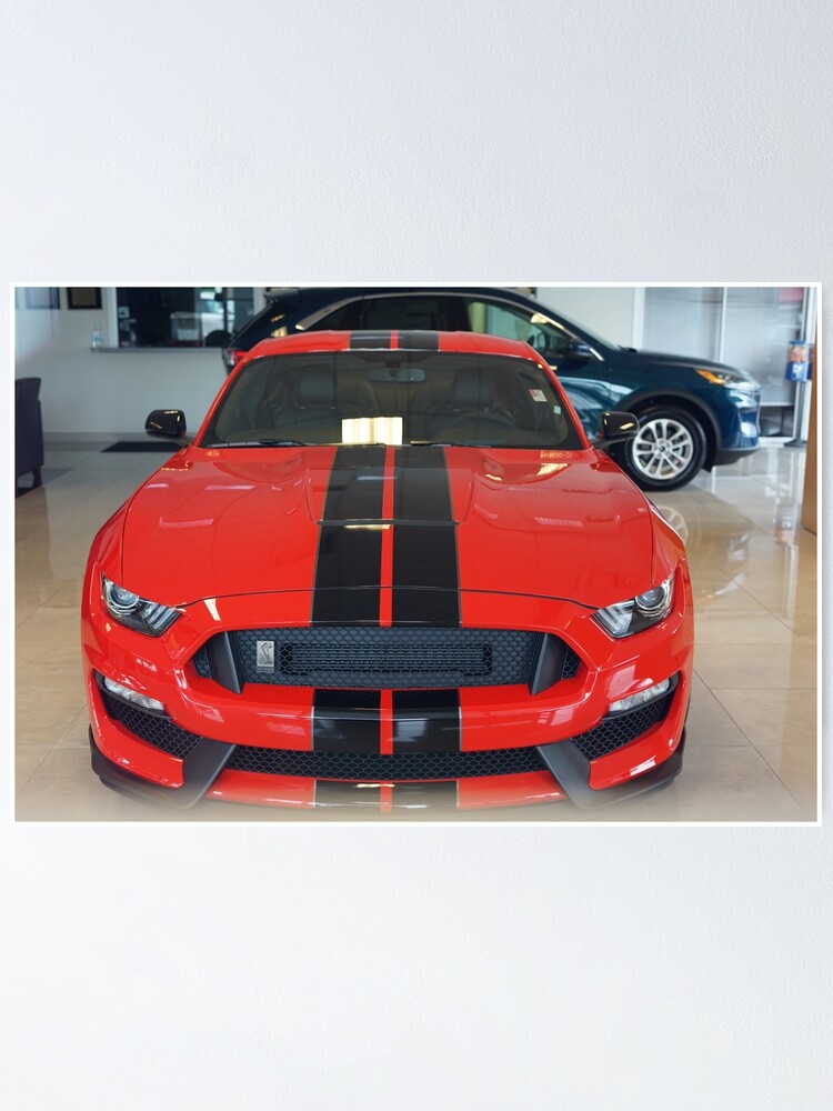 Poster For Sale Mit 2020 Ford Mustang Shelby Gt 350 Von Paulboggs Redbubble 1511