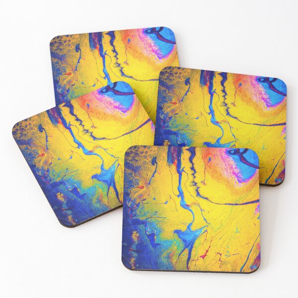 Item preview, Sheen Lake acrylic abstract painting designed and sold by Color Splash Gallery.