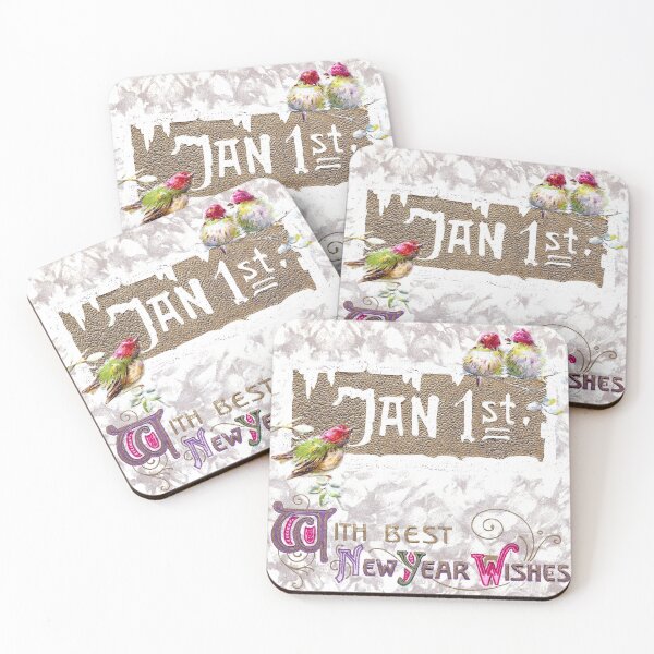 Item preview, Colorful Birds Tweet the New Year designed and sold by fenneltea.