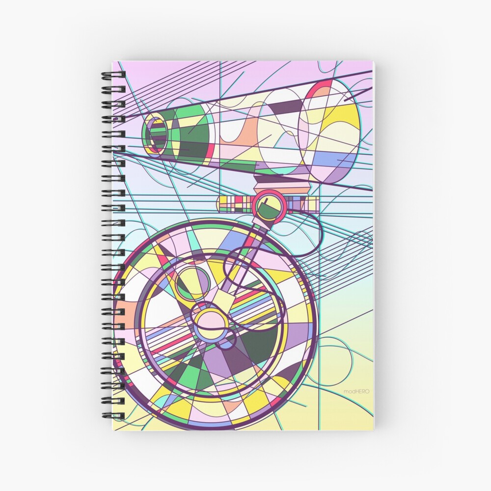Item preview, Spiral Notebook designed and sold by modHero.