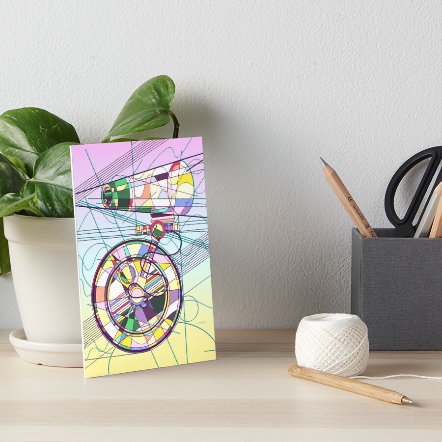 Item preview, Art Board Print designed and sold by modHero.