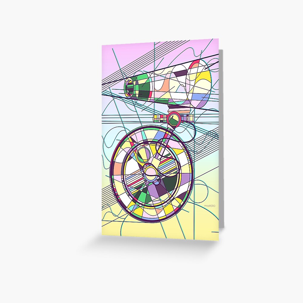 Item preview, Greeting Card designed and sold by modHero.