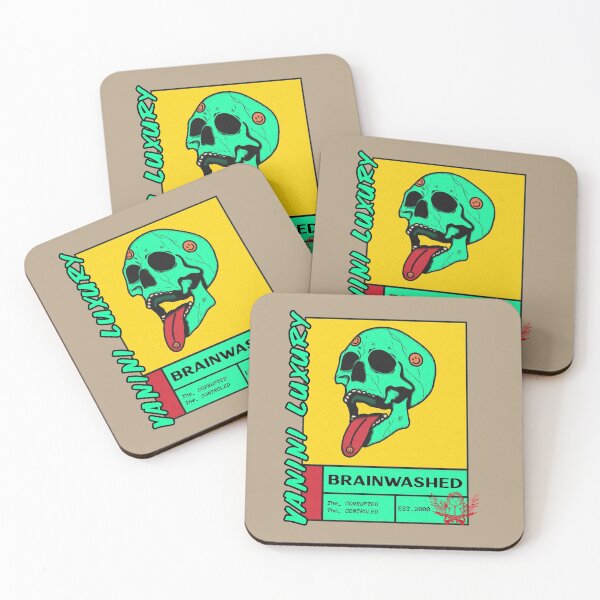 Item preview, VaniniLuxury Psychedelic Brainwashed Distorted Skull designed and sold by Mustard Prophet.