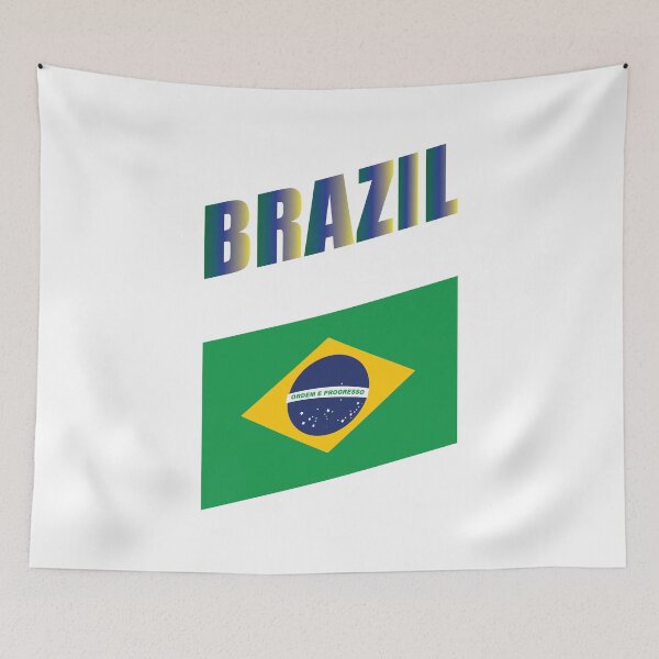 Item preview, Brazil Flag for fans designed and sold by nuz2.