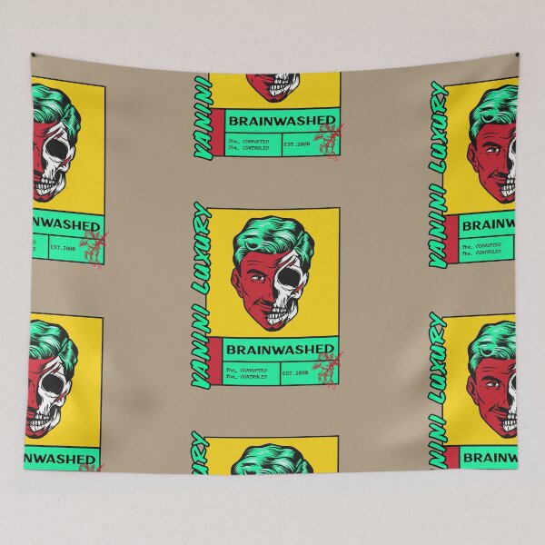Item preview, VaniniLuxury Psychedelic Brainwashed Face Torn Man designed and sold by Mustard Prophet.