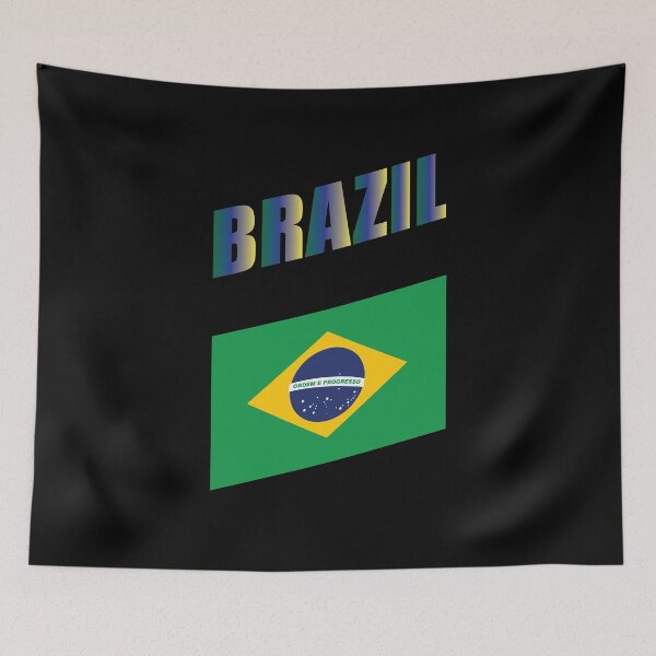 Item preview, Brazil Flag for fans designed and sold by nuz2.