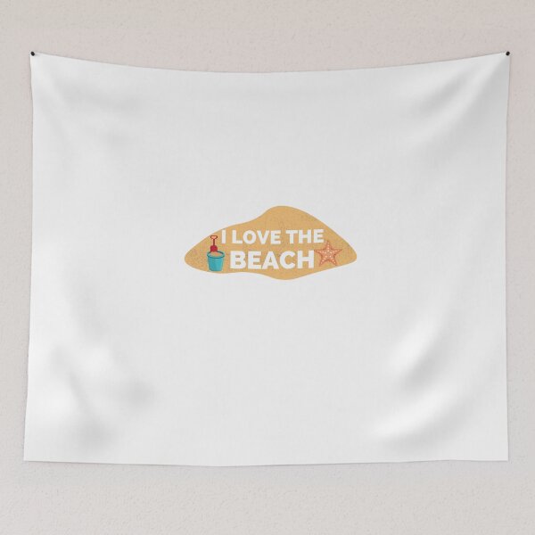 Item preview, I love the beach designed and sold by SiempreViajero.