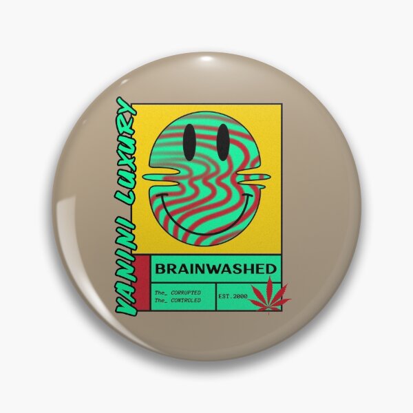 Artikelvorschau, VaniniLuxury Psychedelic Brainwashed Distorted Smiley Face entworfen und verkauft von Mustard Prophet.