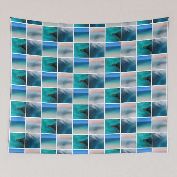 Item preview, Calming Abstract Watercolor Ocean Scenes designed and sold by gobbieshoppe.
