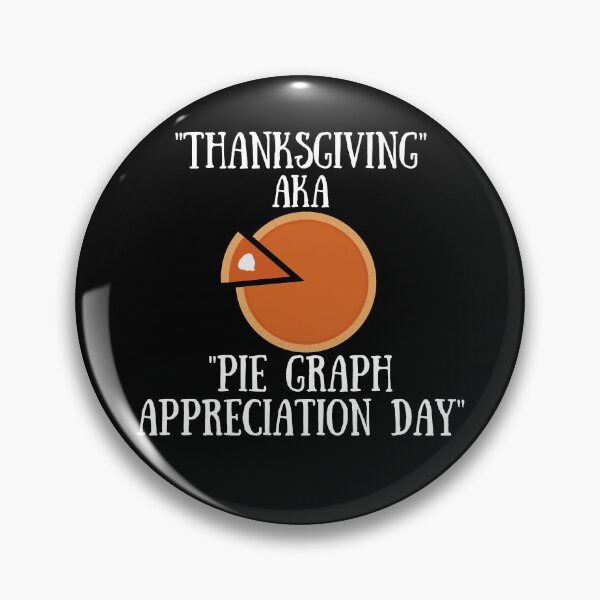 Artikelvorschau, Thanksgiving AKA Pie Graph Appreciation Day entworfen und verkauft von MixedBagMerch.