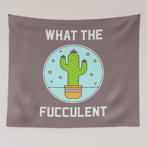 Item preview, What The Fucculent Cactus Succulents Gardening Retro Vintage designed and sold by darikamc.