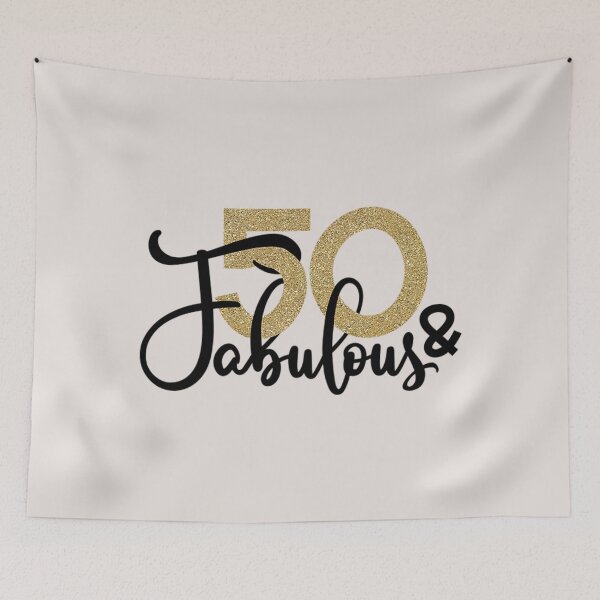 Item preview, 50 and fabulous, 50th birthday, 50 birthday gift T-Shirt designed and sold by RalinaAturino.