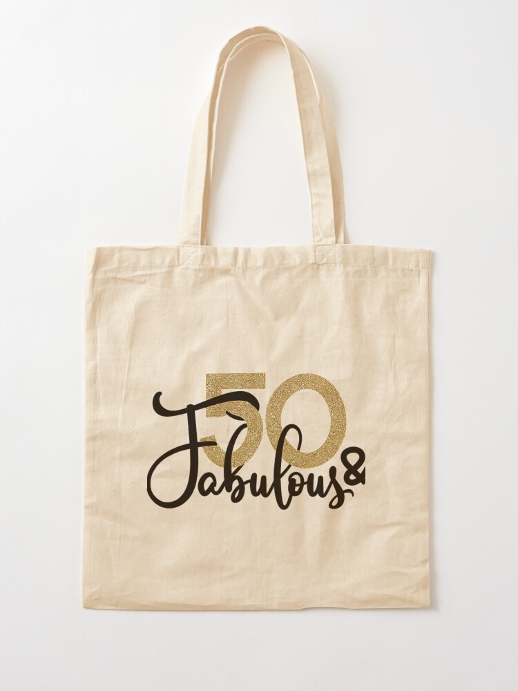 50th Birthday Gift Tote Shopping Cotton Novelty Bag Wreaking Havoc Since 1967 