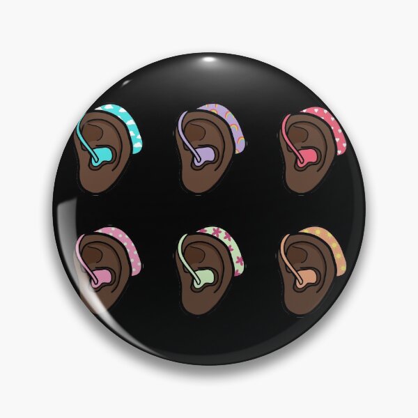 Item preview, Colourful hearing aid ears designed and sold by MeliCollective.