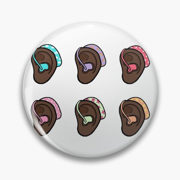 Item preview,  Colourful hearing aid ears designed and sold by MeliCollective.