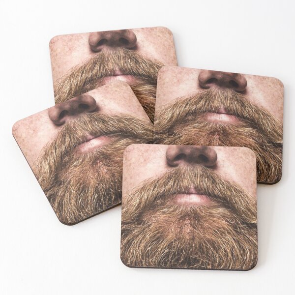 Item preview,  beard Realistic Face (Beard Version) . funny mustache designed and sold by Mr Wolf.
