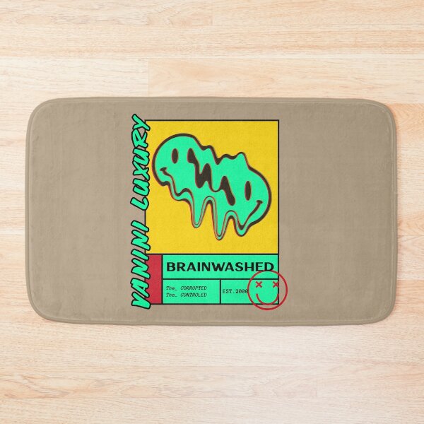 Item preview, VaniniLuxury Psychedelic Brainwashed Distorted Melting Smiley Face designed and sold by Mustard Prophet.