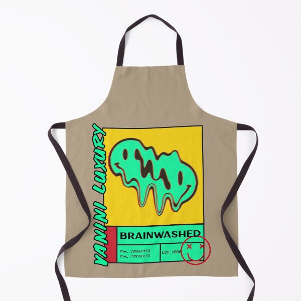Item preview, VaniniLuxury Psychedelic Brainwashed Distorted Melting Smiley Face designed and sold by Mustard Prophet.