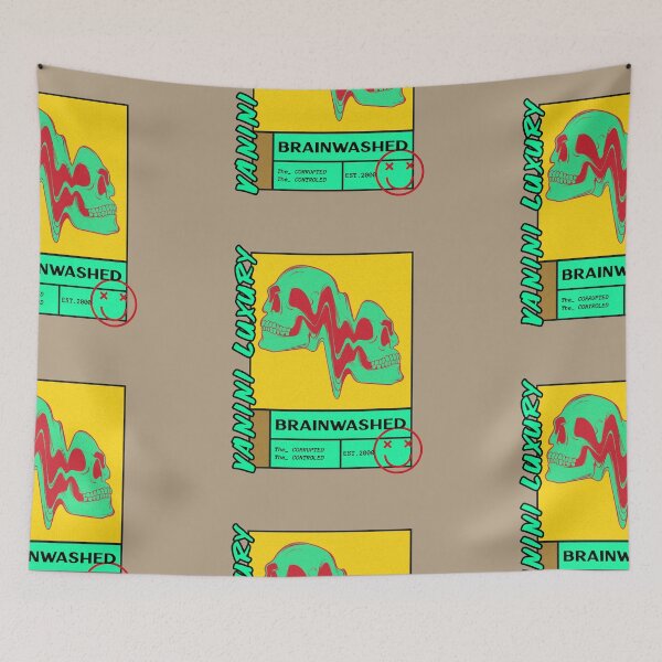 Item preview, VaniniLuxury Psychedelic Brainwashed Distorted Melting Skulls designed and sold by Mustard Prophet.