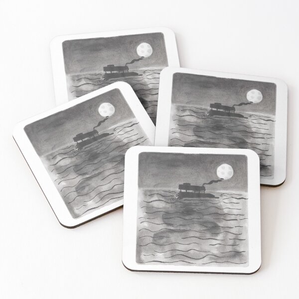 Item preview, Moonlit Ferry designed and sold by Klasha Fernandes.