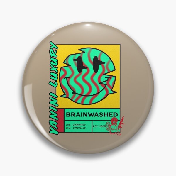 Artikelvorschau, VaniniLuxury Psychedelic Brainwashed Distorted Smiley Face entworfen und verkauft von Mustard Prophet.