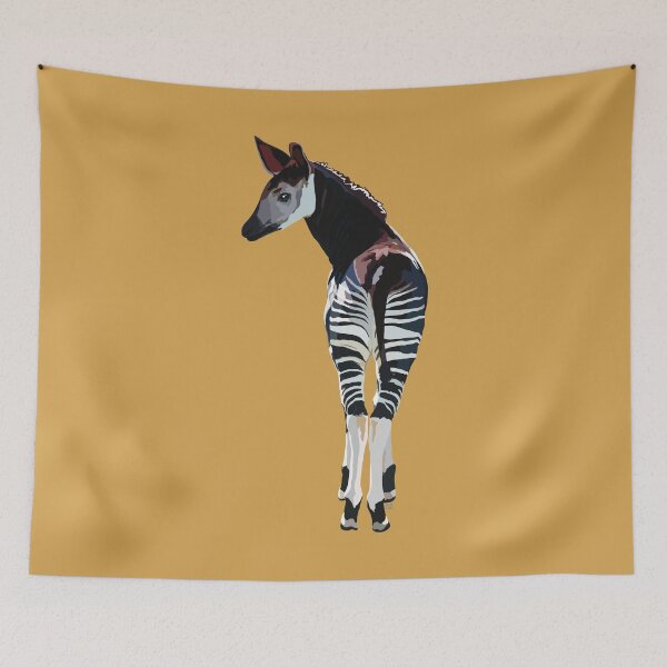 Item preview, Okapi (Okapia johnstoni) designed and sold by Alawstrations.