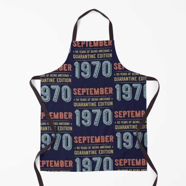 Artikelvorschau, 50. Geburtstag 1970 Vintage September Quarantäne Edition T-Shirt entworfen und verkauft von RalinaAturino.