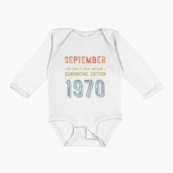 Item preview, 50th Birthday 1970 Vintage September Quarantine Edition T-Shirt designed and sold by RalinaAturino.