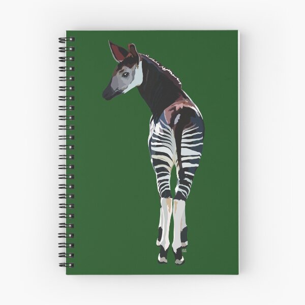 Item preview, Okapi (Okapia johnstoni) designed and sold by Alawstrations.