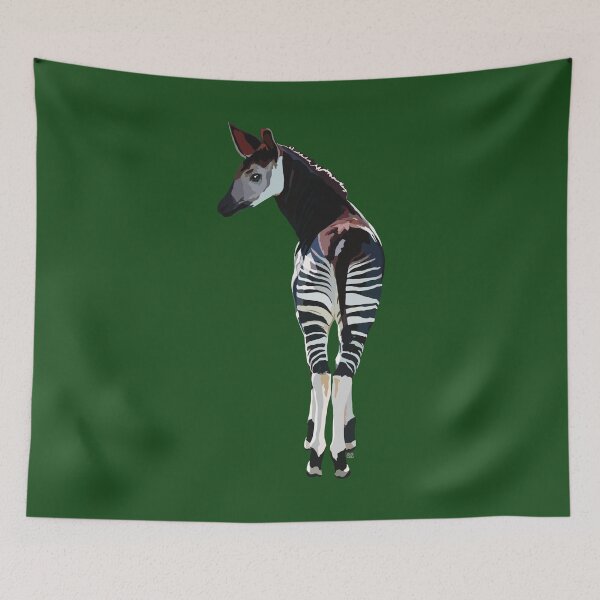 Item preview, Okapi (Okapia johnstoni) designed and sold by Alawstrations.