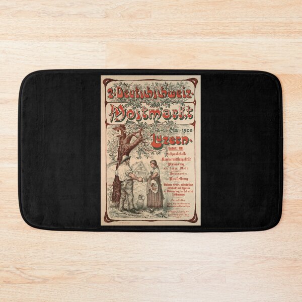Item preview, retro luzern 2 deutschschweiz mostmarkt designed and sold by CorasPosters.