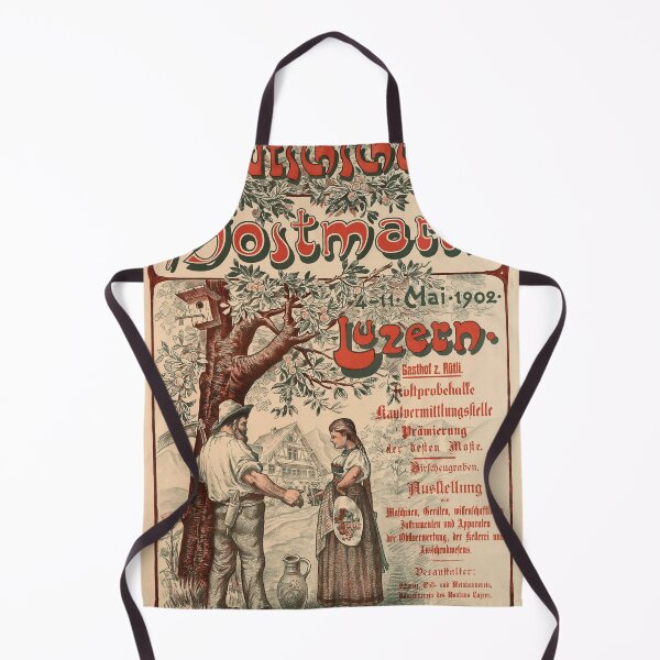 Item preview, retro luzern 2 deutschschweiz mostmarkt designed and sold by CorasPosters.