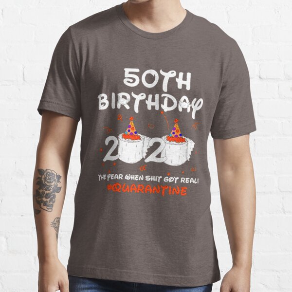 50th birthday t shirts sales 2020